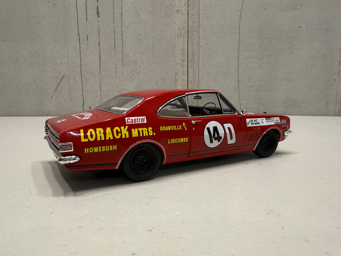 1968 BATHURST - #14D HOLDEN HK MONARO GTS 327 - 1968 BATHURST CONTROVERSY - 1:18 SCALE DIECAST MODEL