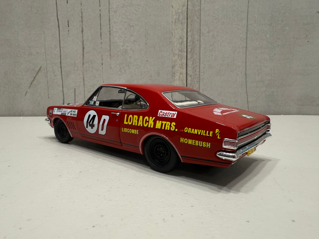 1968 BATHURST - #14D HOLDEN HK MONARO GTS 327 - 1968 BATHURST CONTROVERSY - 1:18 SCALE DIECAST MODEL