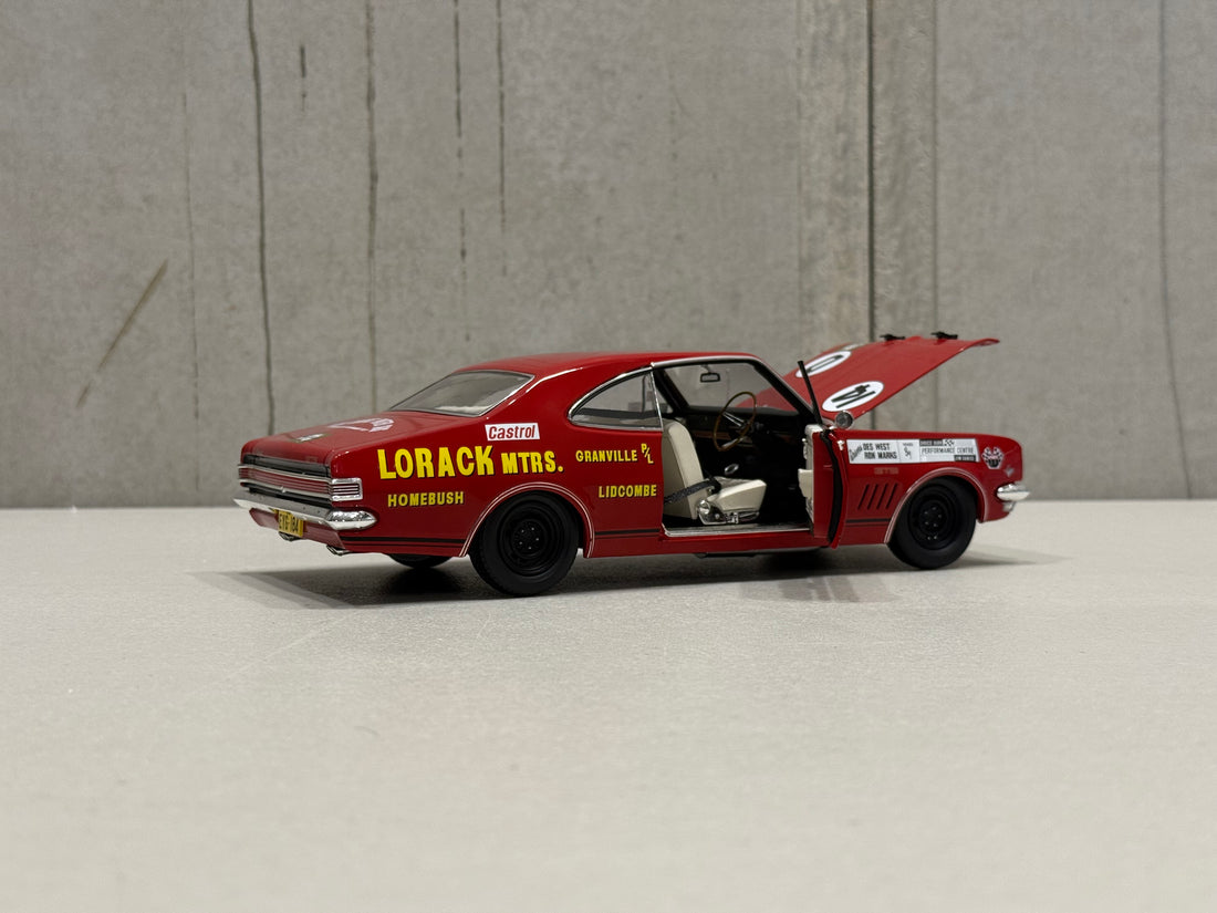 1968 BATHURST - #14D HOLDEN HK MONARO GTS 327 - 1968 BATHURST CONTROVERSY - 1:18 SCALE DIECAST MODEL