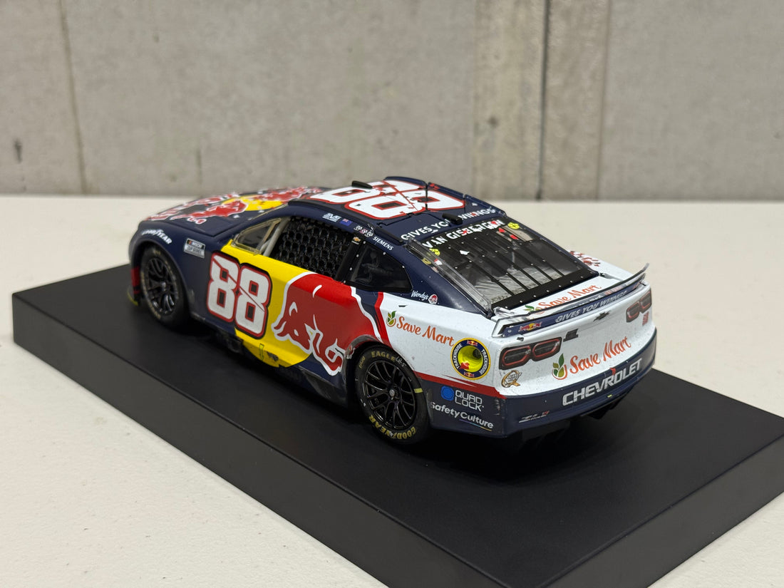 SHANE VAN GISBERGEN 2025 RED BULL SONOMA RACED WIN 1:24 SCALE ARC DIECAST