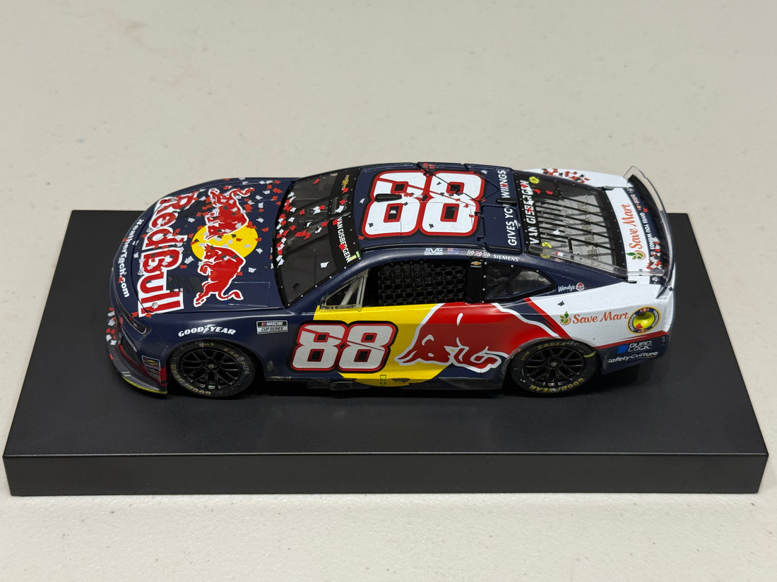 SHANE VAN GISBERGEN 2025 RED BULL SONOMA RACED WIN 1:24 SCALE ARC DIECAST
