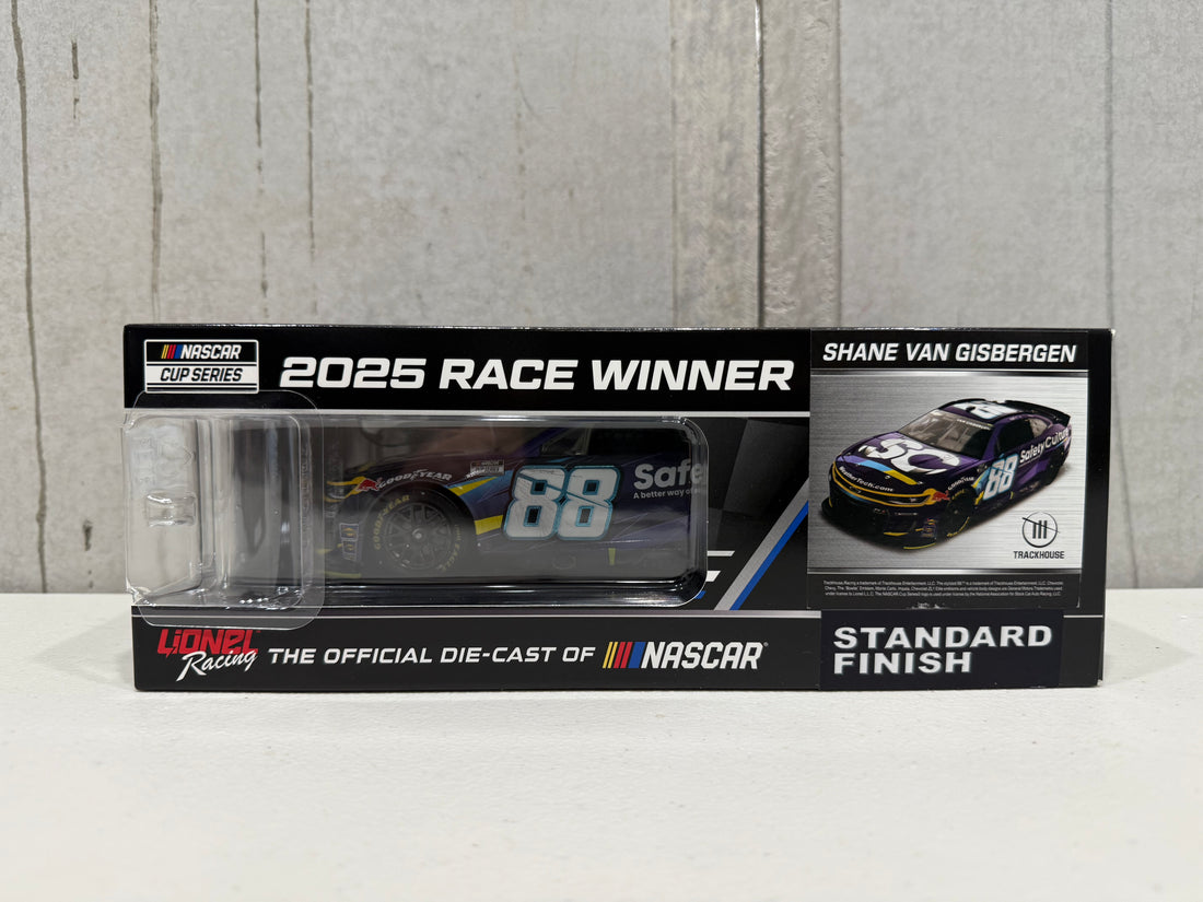 SHANE VAN GISBERGEN 2025 SAFETY CULTURE MEXICO ROAD COURSE RACED WIN 1:24 ARC DIECAST