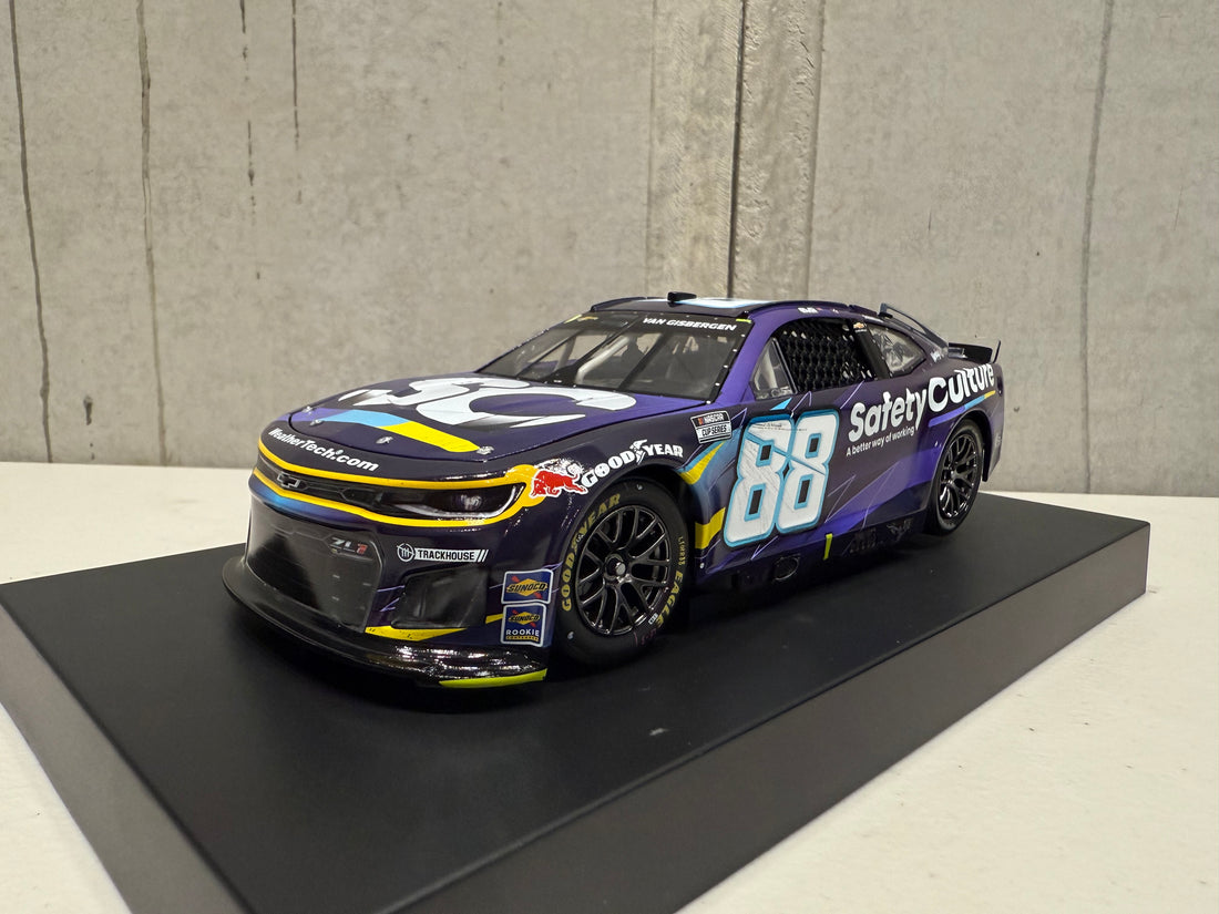 SHANE VAN GISBERGEN 2025 SAFETY CULTURE MEXICO ROAD COURSE RACED WIN 1:24 ARC DIECAST
