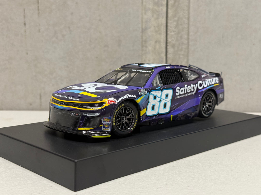 SHANE VAN GISBERGEN 2025 SAFETY CULTURE MEXICO ROAD COURSE RACED WIN 1:24 ARC DIECAST