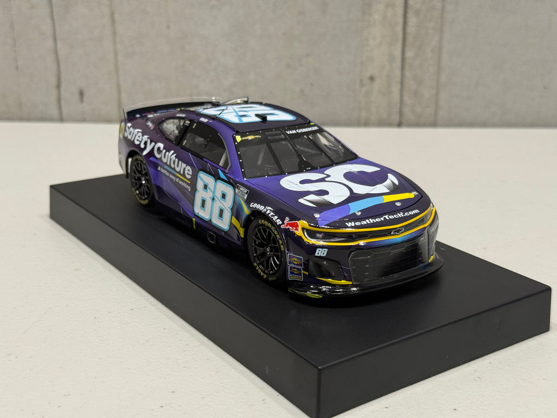 SHANE VAN GISBERGEN 2025 SAFETY CULTURE MEXICO ROAD COURSE RACED WIN 1:24 ARC DIECAST