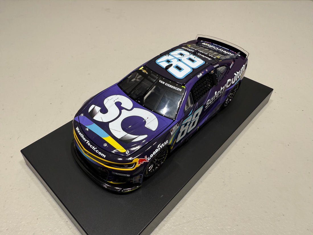 SHANE VAN GISBERGEN 2025 SAFETY CULTURE MEXICO ROAD COURSE RACED WIN 1:24 ARC DIECAST