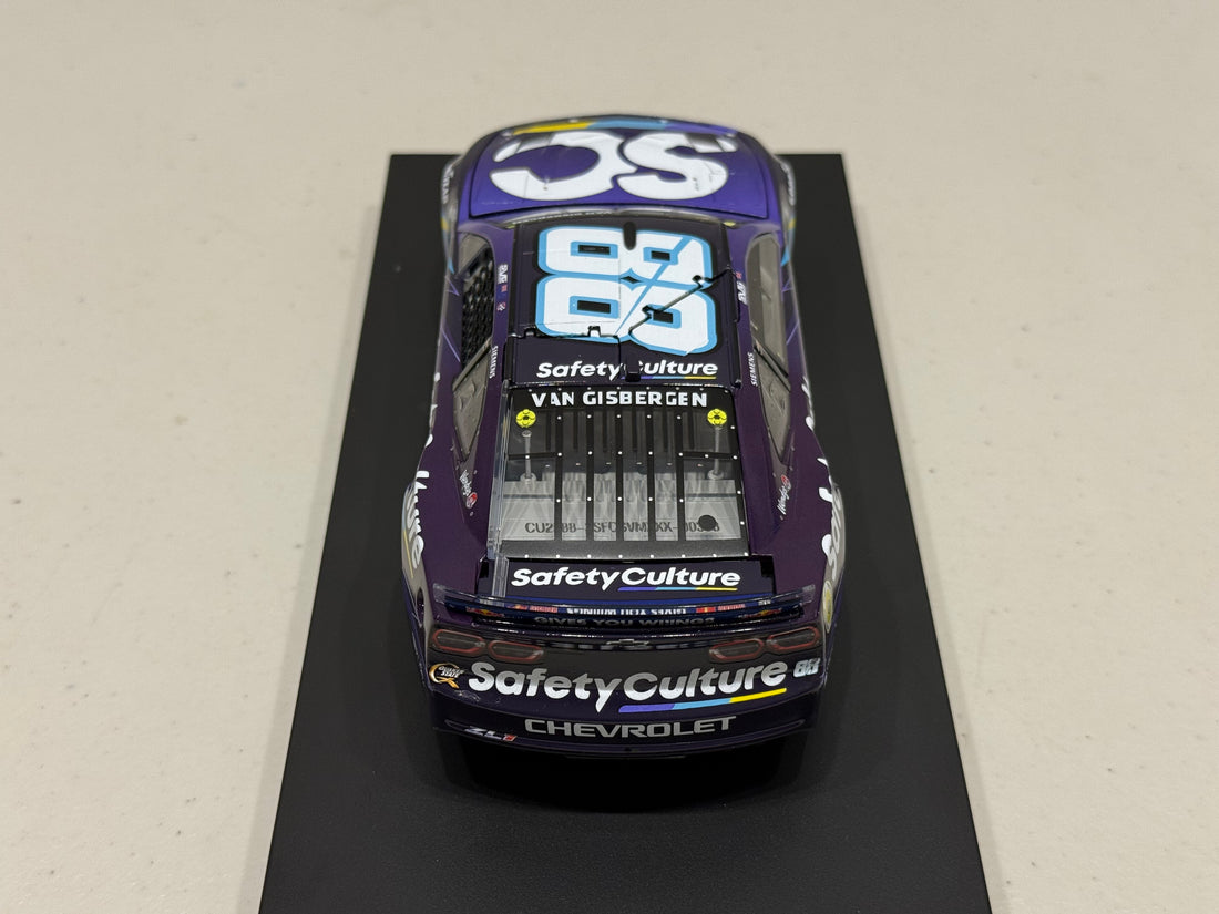 SHANE VAN GISBERGEN 2025 SAFETY CULTURE MEXICO ROAD COURSE RACED WIN 1:24 ARC DIECAST