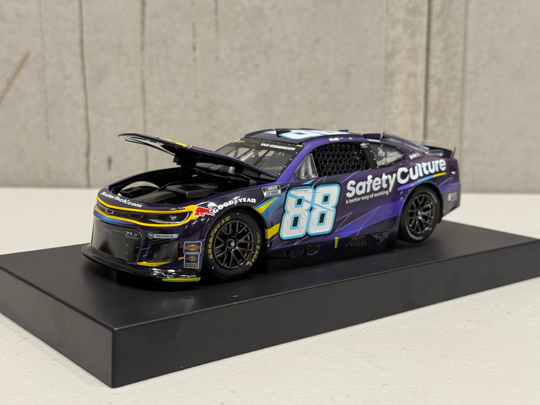 SHANE VAN GISBERGEN 2025 SAFETY CULTURE MEXICO ROAD COURSE RACED WIN 1:24 ARC DIECAST