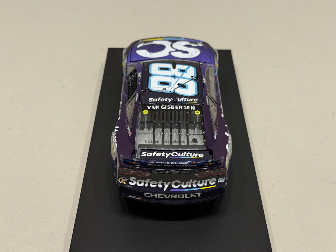 SHANE VAN GISBERGEN 2025 SAFETY CULTURE MEXICO ROAD COURSE RACED WIN 1:24 ARC DIECAST