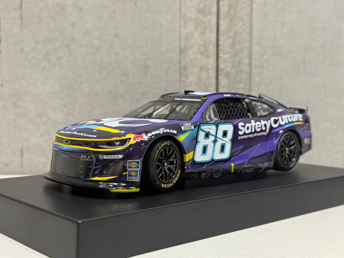 SHANE VAN GISBERGEN 2025 SAFETY CULTURE MEXICO ROAD COURSE RACED WIN 1:24 ELITE DIECAST