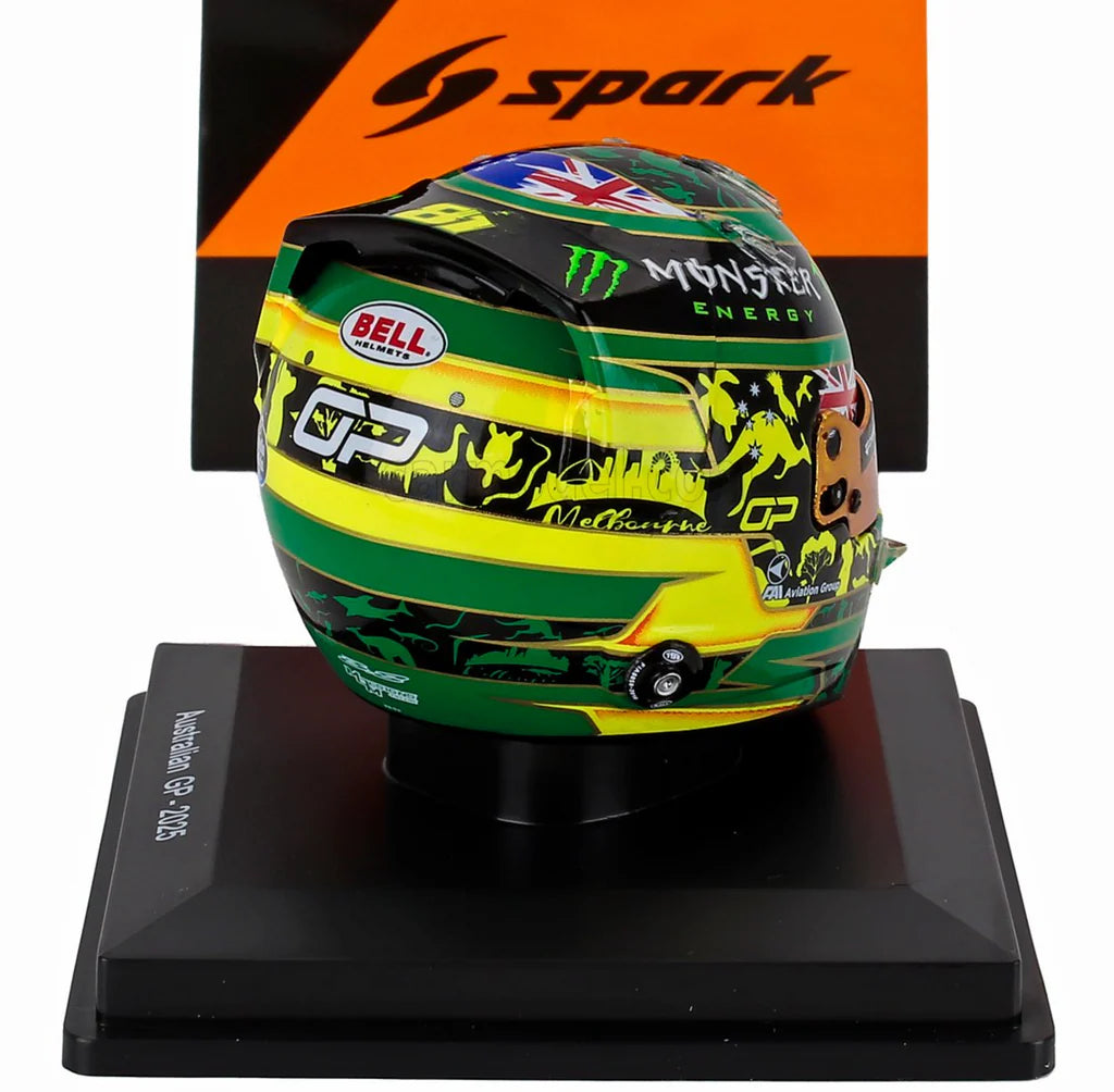 McLaren F1 Team - Oscar Piastri Australian GP 2025 - 1:5 Scale Mini Helmet - Spark