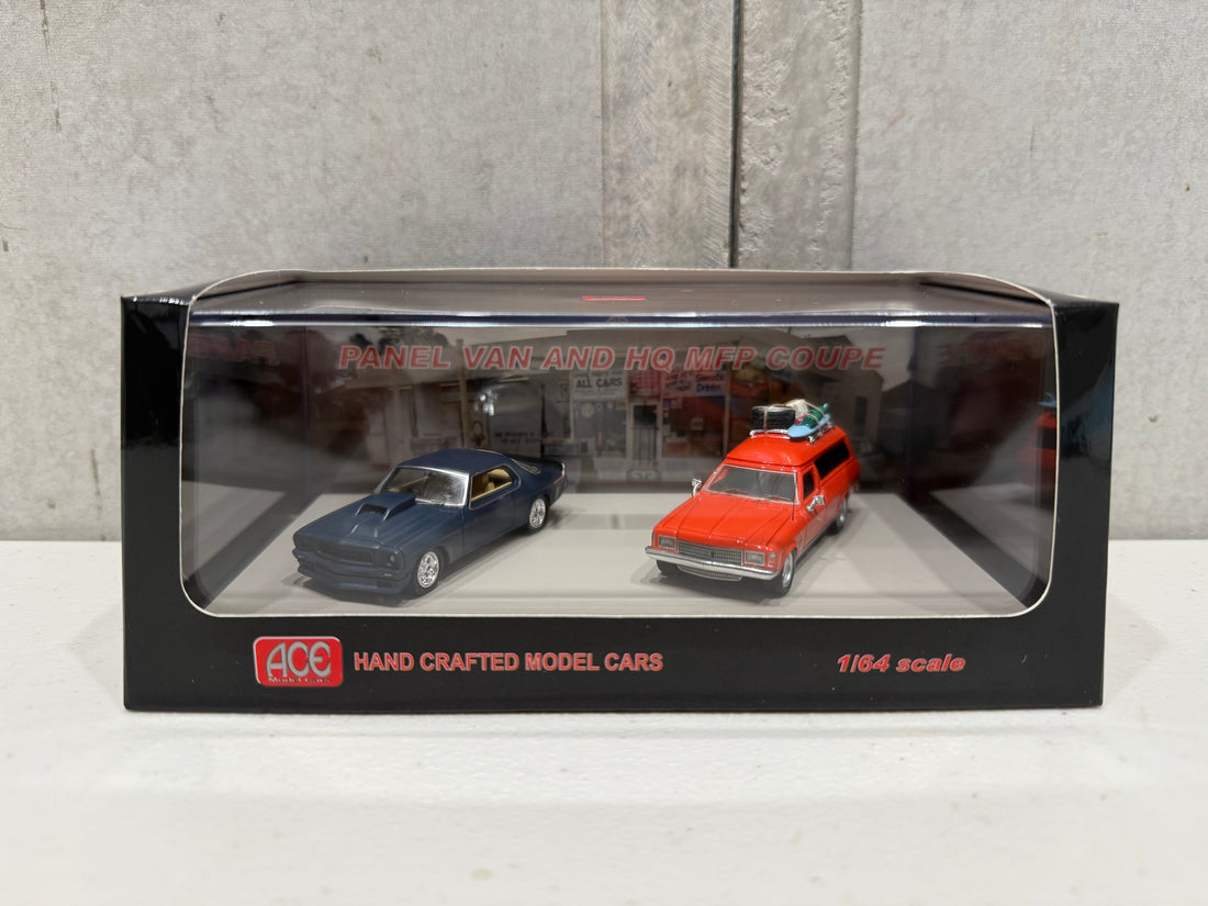PANEL VAN & HQ MFP COUPE TWIN SET - 1:64 SCALE MODELS