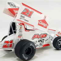 2024 #21 CASEY’S GENERAL STORE SPRINT CAR - BRIAN BROWN RACING - 1:18 SCALE DIECAST MODEL - ACME