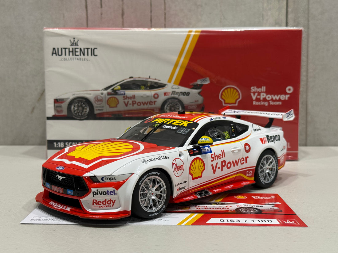 Brodie Kostecki - Shell V-Power Racing Team #38 Ford Mustang GT - 2025 Supercars Championship Season - 1:18 Scale Diecast Model - Authentic Collectables