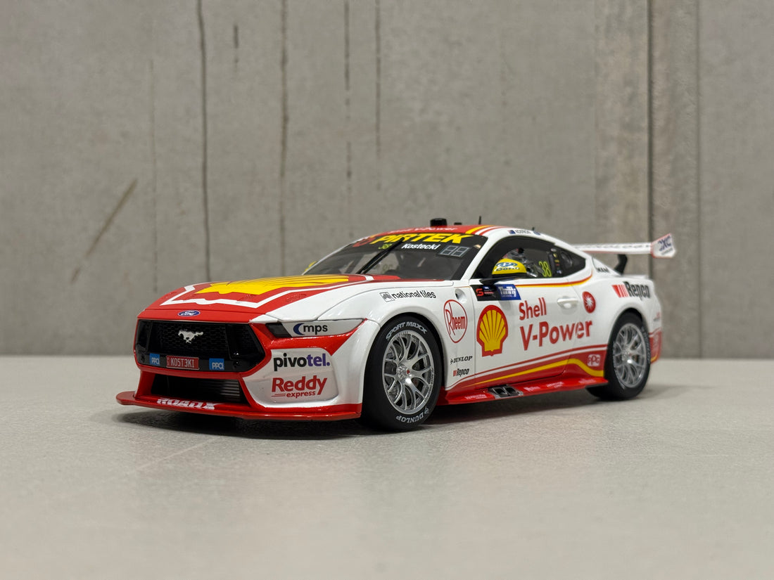 Brodie Kostecki - Shell V-Power Racing Team #38 Ford Mustang GT - 2025 Supercars Championship Season - 1:18 Scale Diecast Model - Authentic Collectables