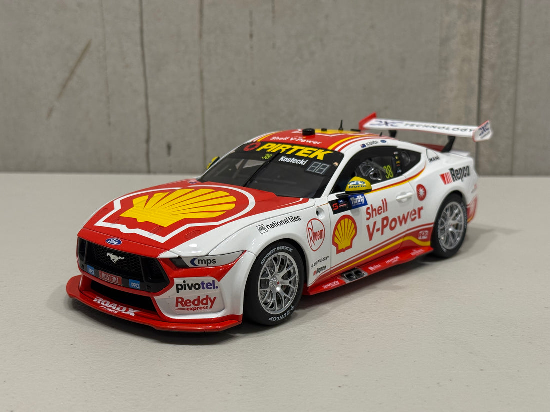 Brodie Kostecki - Shell V-Power Racing Team #38 Ford Mustang GT - 2025 Supercars Championship Season - 1:18 Scale Diecast Model - Authentic Collectables