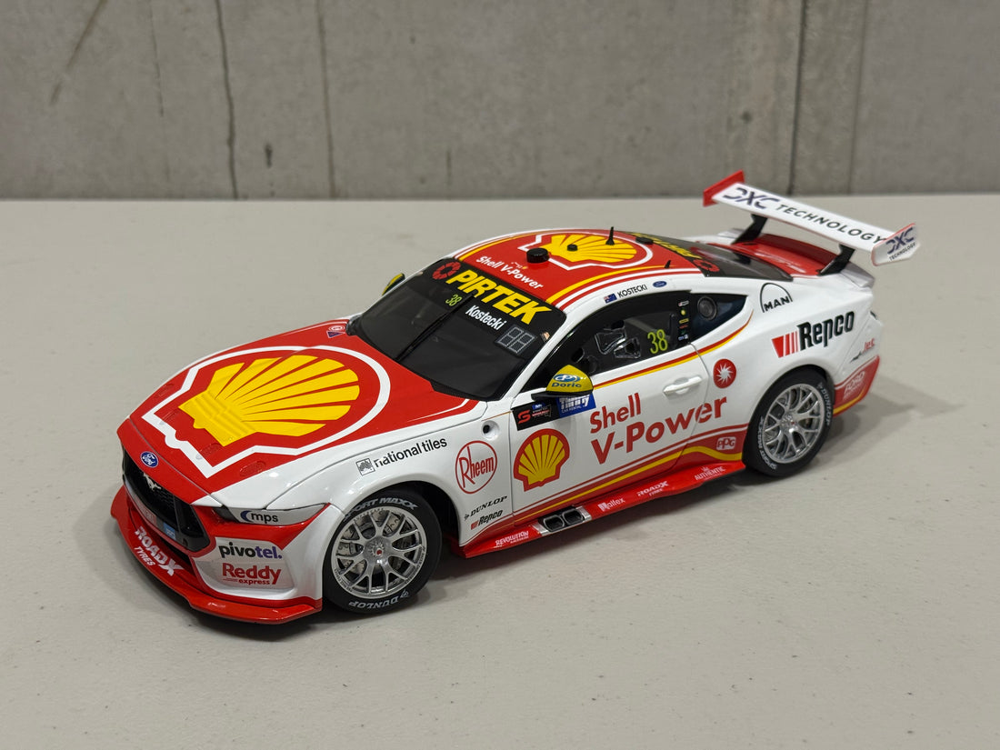 Brodie Kostecki - Shell V-Power Racing Team #38 Ford Mustang GT - 2025 Supercars Championship Season - 1:18 Scale Diecast Model - Authentic Collectables