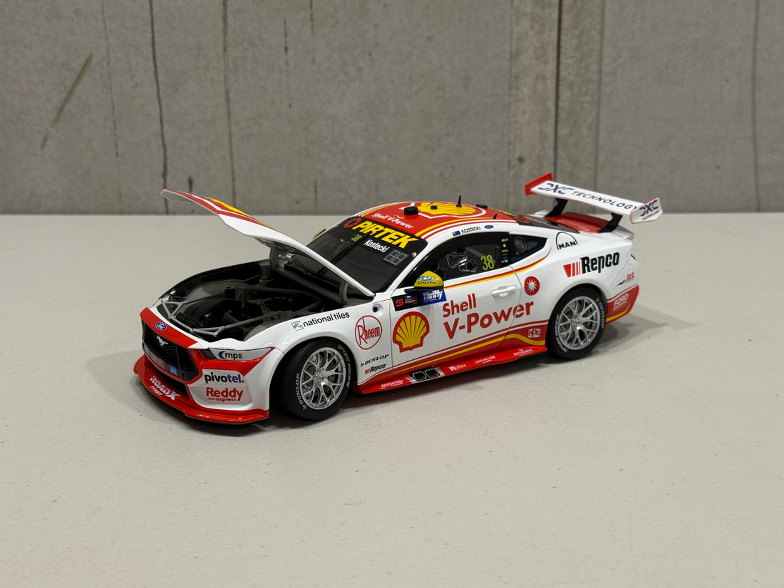 Brodie Kostecki - Shell V-Power Racing Team #38 Ford Mustang GT - 2025 Supercars Championship Season - 1:18 Scale Diecast Model - Authentic Collectables