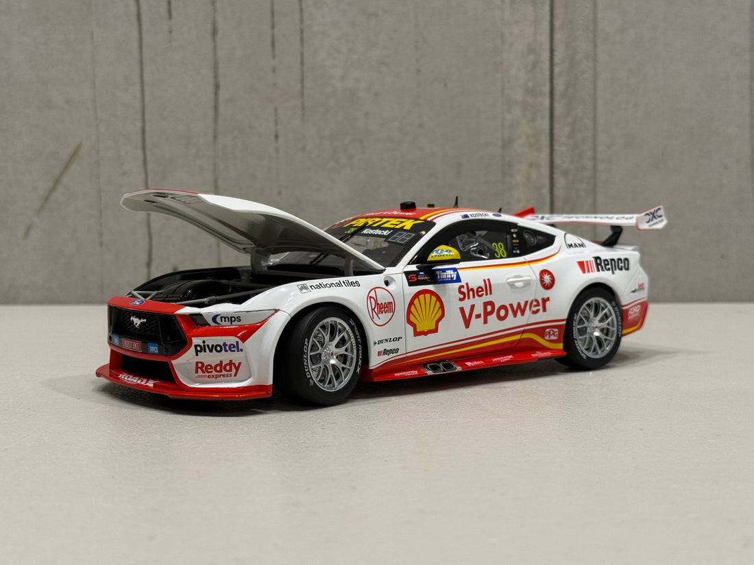 Brodie Kostecki - Shell V-Power Racing Team #38 Ford Mustang GT - 2025 Supercars Championship Season - 1:18 Scale Diecast Model - Authentic Collectables