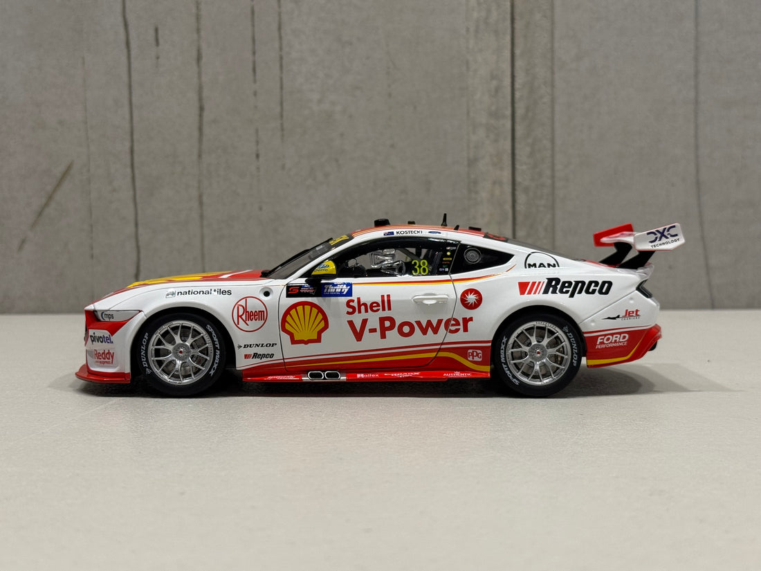 Brodie Kostecki - Shell V-Power Racing Team #38 Ford Mustang GT - 2025 Supercars Championship Season - 1:18 Scale Diecast Model - Authentic Collectables