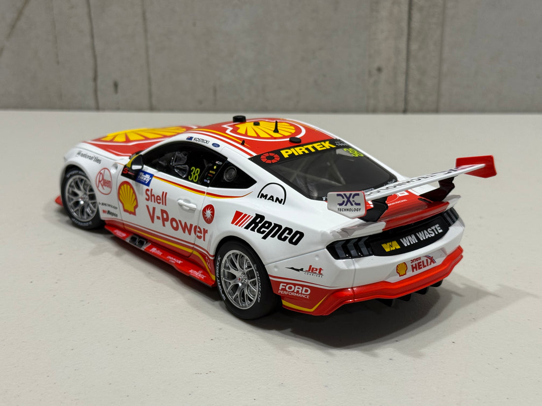 Brodie Kostecki - Shell V-Power Racing Team #38 Ford Mustang GT - 2025 Supercars Championship Season - 1:18 Scale Diecast Model - Authentic Collectables