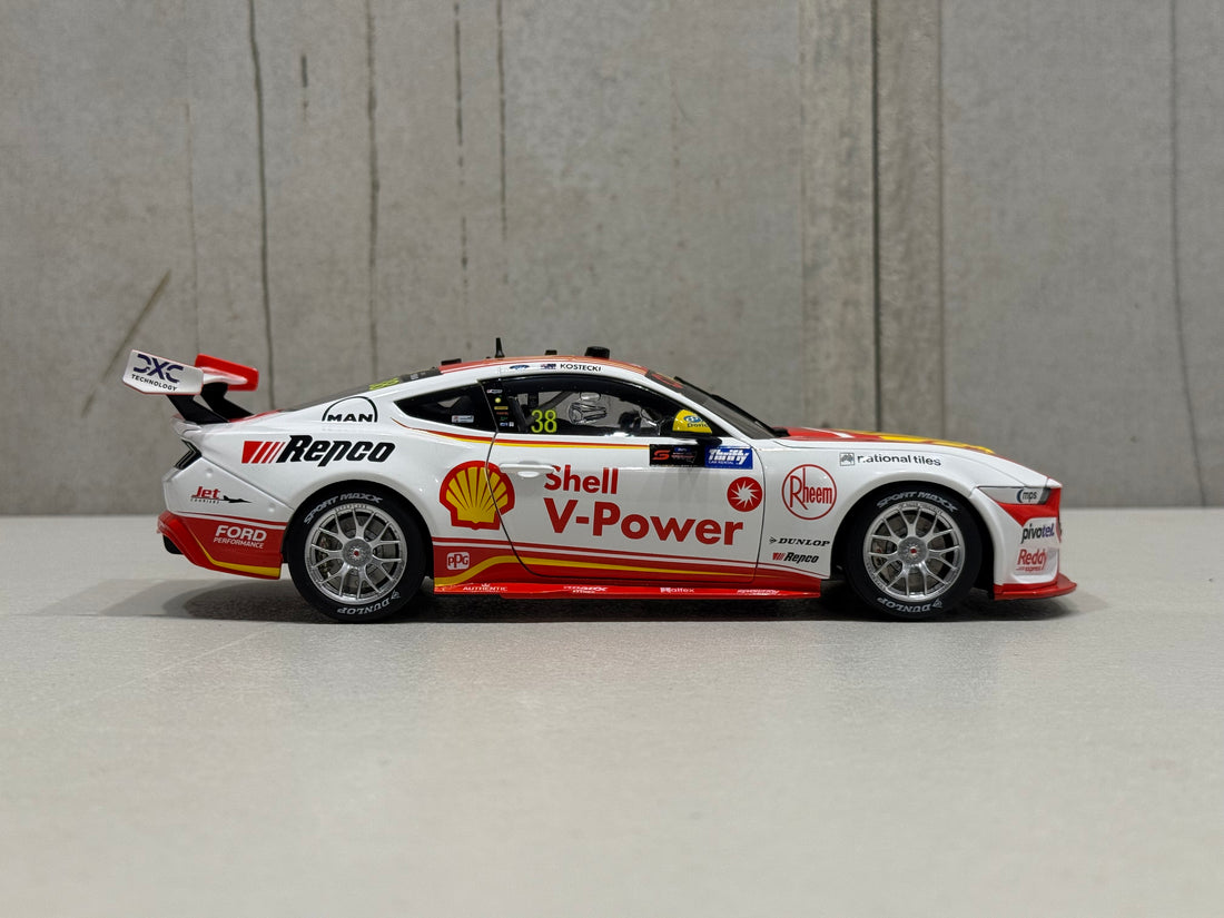 Brodie Kostecki - Shell V-Power Racing Team #38 Ford Mustang GT - 2025 Supercars Championship Season - 1:18 Scale Diecast Model - Authentic Collectables