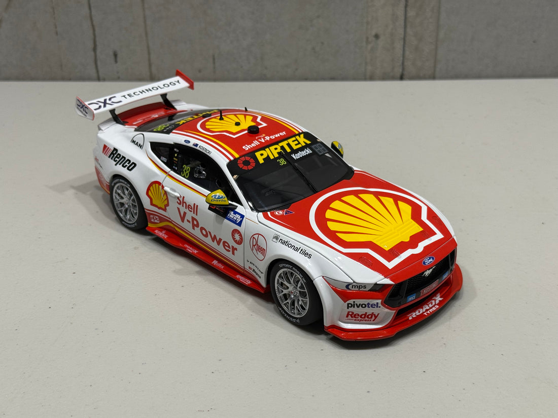 Brodie Kostecki - Shell V-Power Racing Team #38 Ford Mustang GT - 2025 Supercars Championship Season - 1:18 Scale Diecast Model - Authentic Collectables