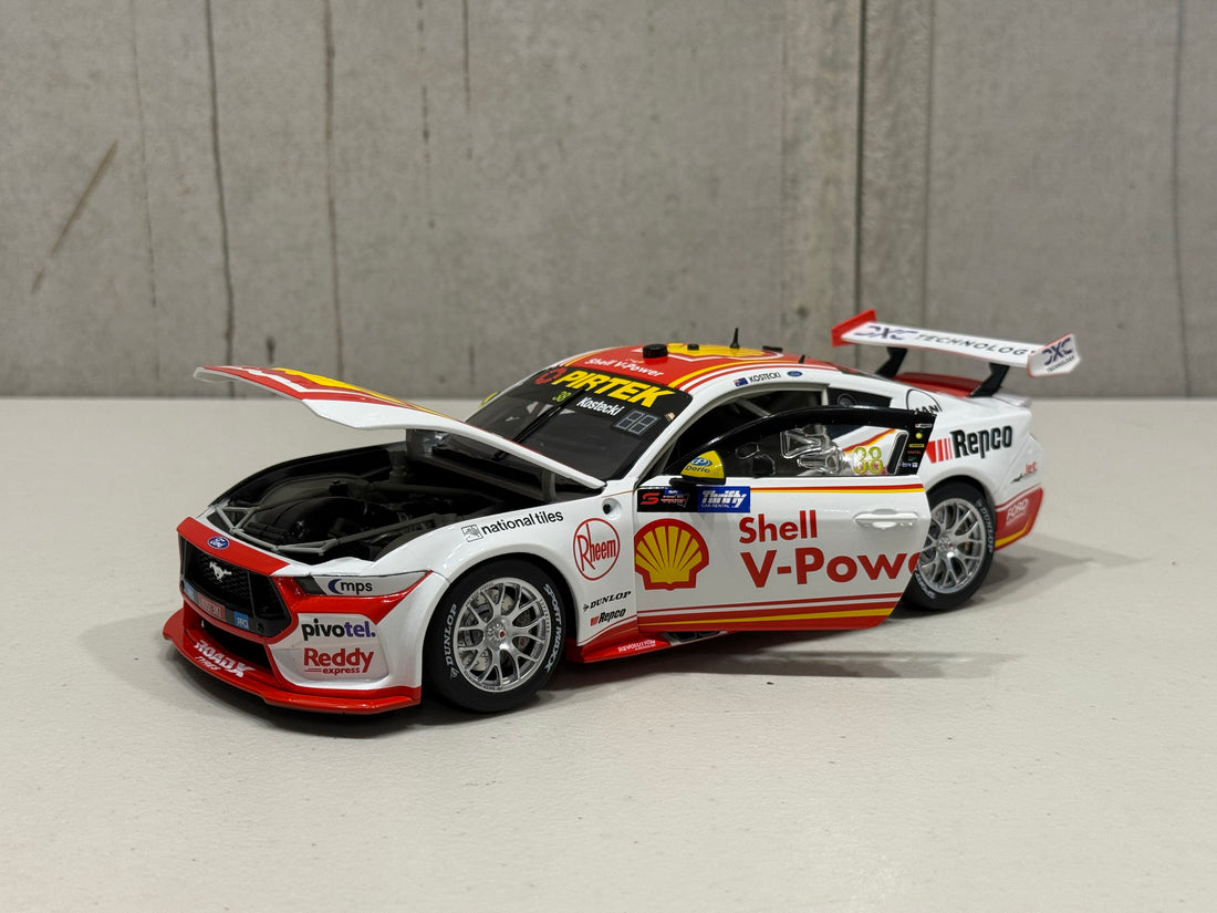 Brodie Kostecki - Shell V-Power Racing Team #38 Ford Mustang GT - 2025 Supercars Championship Season - 1:18 Scale Diecast Model - Authentic Collectables