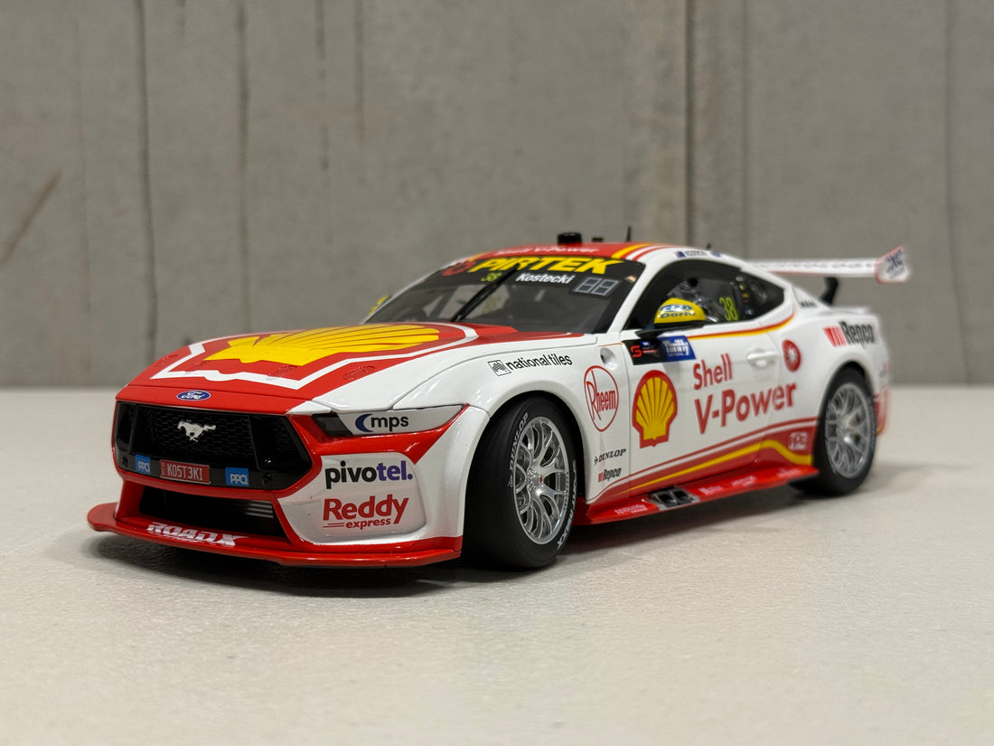 Brodie Kostecki - Shell V-Power Racing Team #38 Ford Mustang GT - 2025 Supercars Championship Season - 1:18 Scale Diecast Model - Authentic Collectables