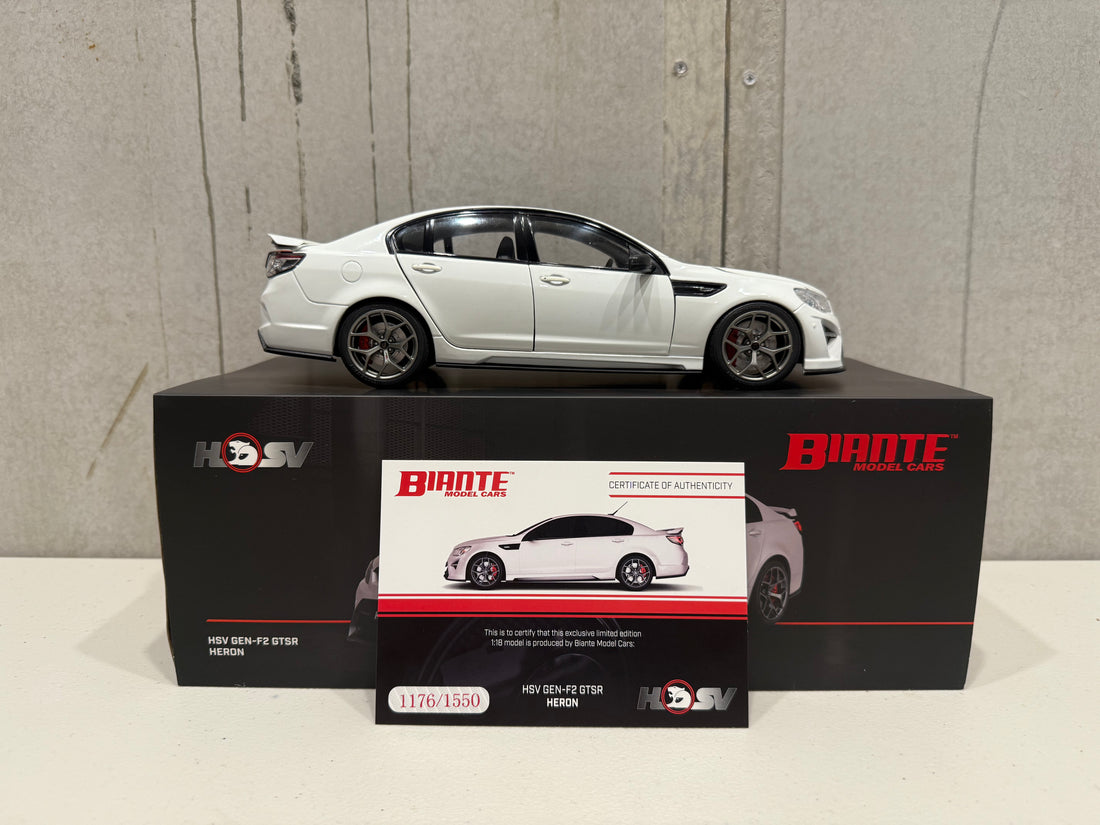 HSV Gen-F2 GTSR - 2017 - Heron - 1:18 Model Car - BIANTE