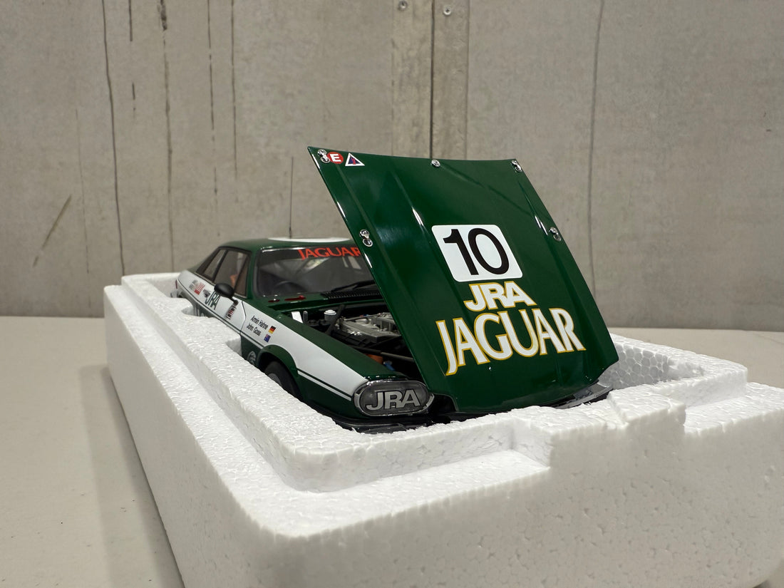 JOHN GOSS - ARMIN HANNE #10 - 1985 JAGUAR XJ-S BATHURST WINNER - 1:18 SCALE DIECAST MODEL