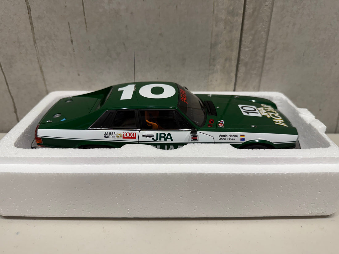 JOHN GOSS - ARMIN HANNE #10 - 1985 JAGUAR XJ-S BATHURST WINNER - 1:18 SCALE DIECAST MODEL