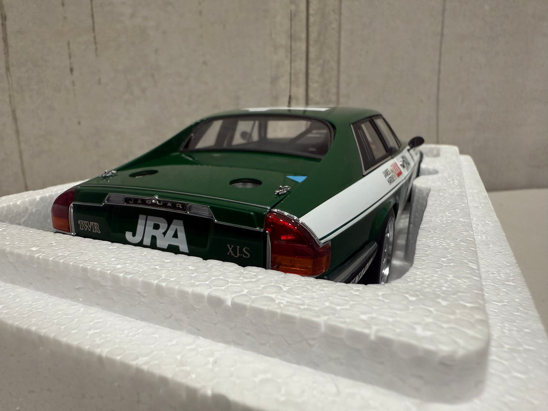 JOHN GOSS - ARMIN HANNE #10 - 1985 JAGUAR XJ-S BATHURST WINNER - 1:18 SCALE DIECAST MODEL