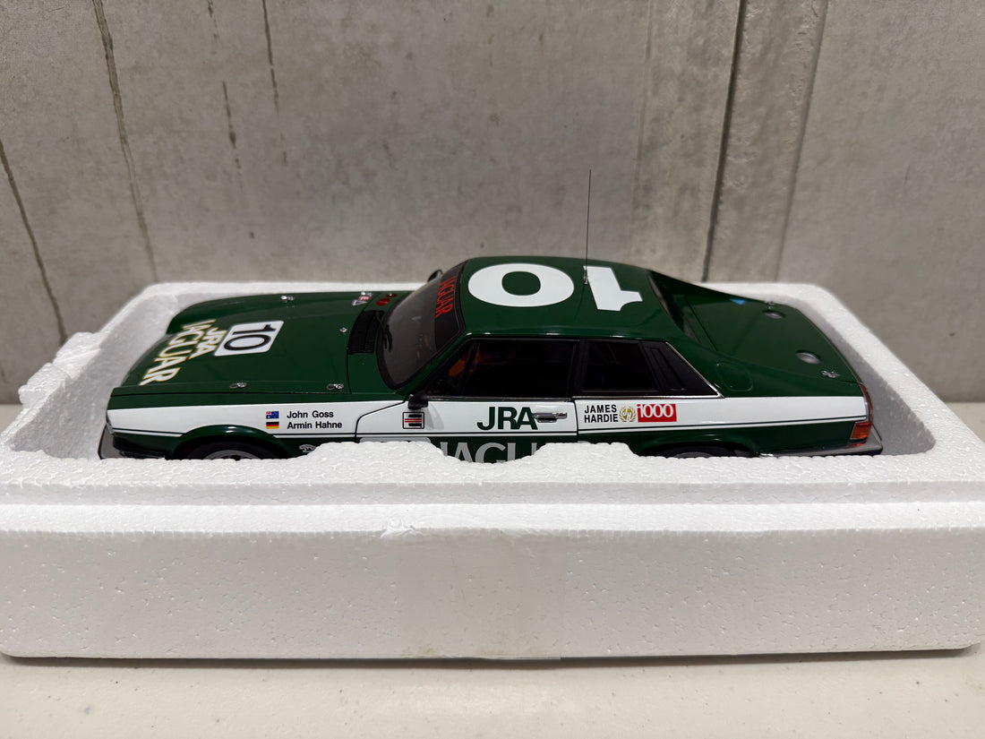 JOHN GOSS - ARMIN HANNE #10 - 1985 JAGUAR XJ-S BATHURST WINNER - 1:18 SCALE DIECAST MODEL