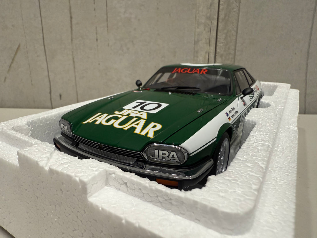 JOHN GOSS - ARMIN HANNE #10 - 1985 JAGUAR XJ-S BATHURST WINNER - 1:18 SCALE DIECAST MODEL