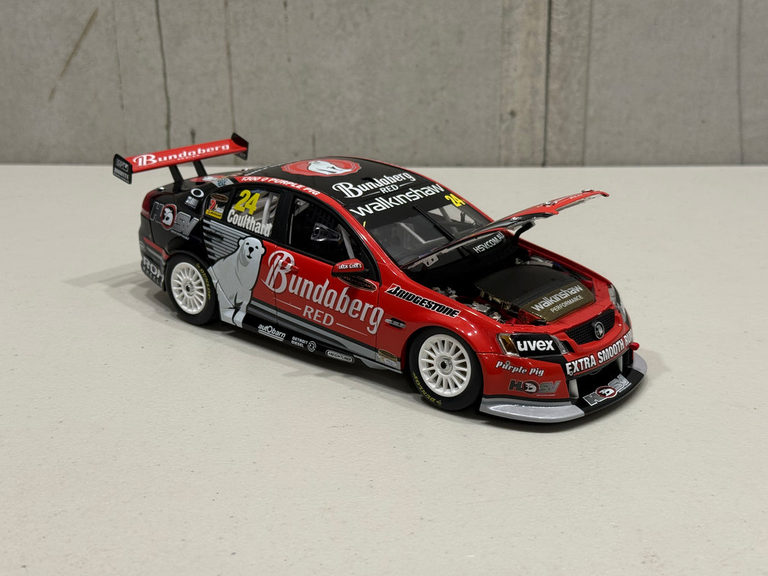 FABIAN COULTHARD - BUNDABERG RED RACING 2010 HOLDEN VE COMMODORE - 1:18 SCALE DIECAST MODEL - BIANTE
