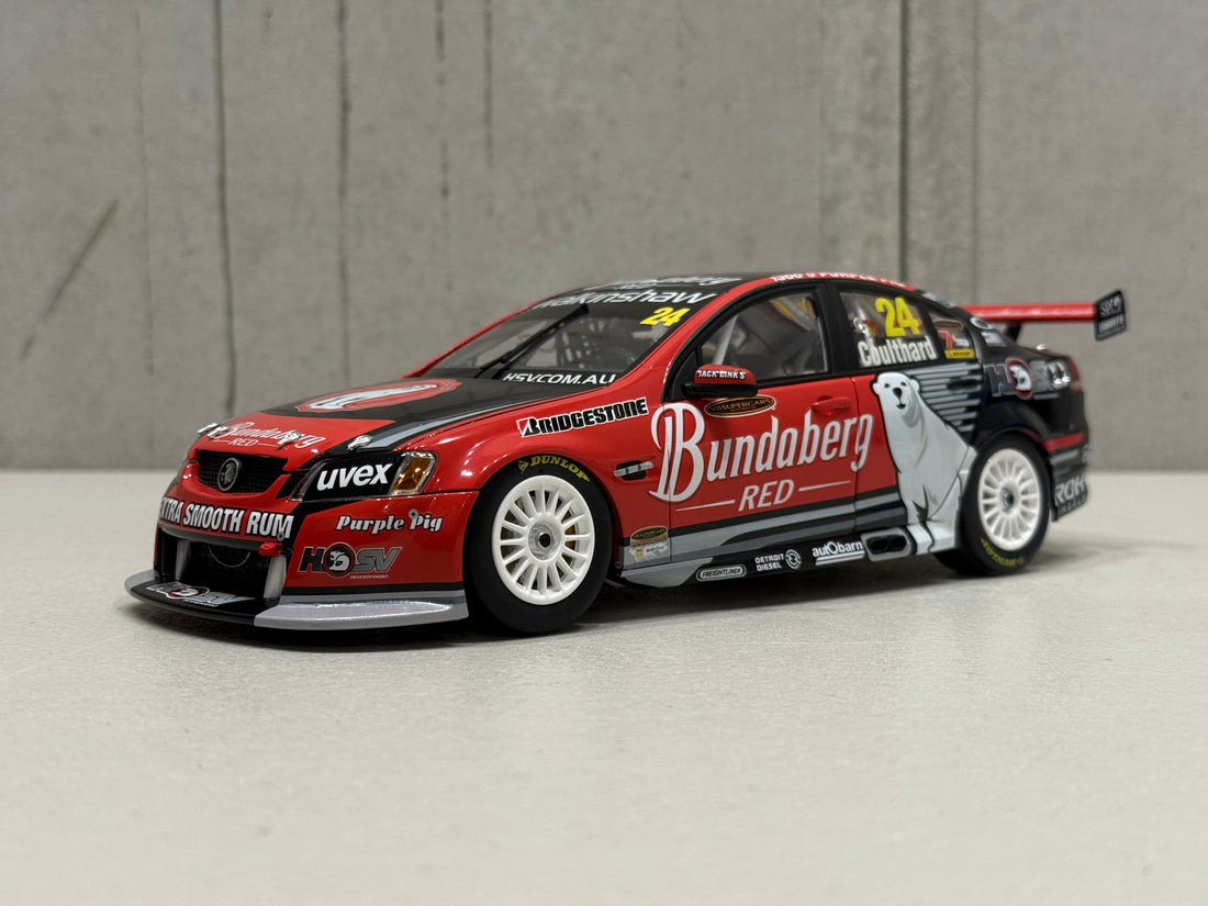 FABIAN COULTHARD - BUNDABERG RED RACING 2010 HOLDEN VE COMMODORE - 1:18 SCALE DIECAST MODEL - BIANTE