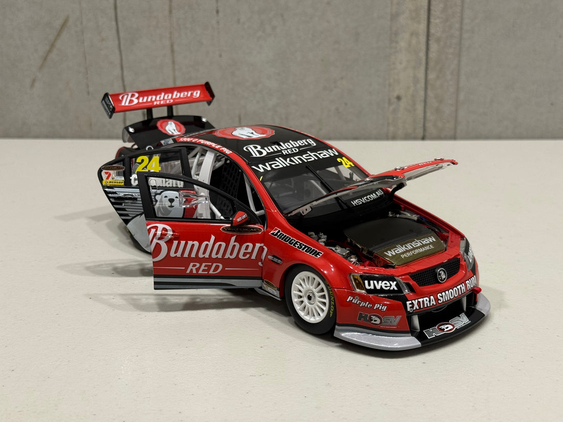 FABIAN COULTHARD - BUNDABERG RED RACING 2010 HOLDEN VE COMMODORE - 1:18 SCALE DIECAST MODEL - BIANTE