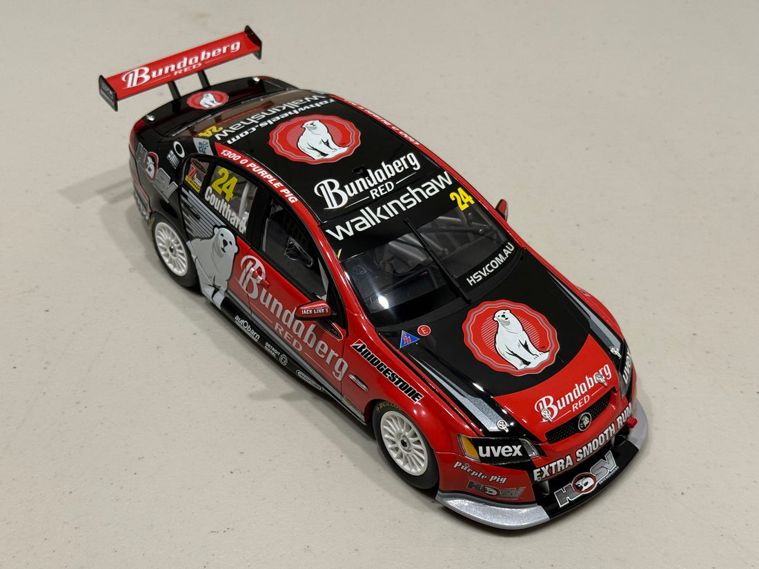 FABIAN COULTHARD - BUNDABERG RED RACING 2010 HOLDEN VE COMMODORE - 1:18 SCALE DIECAST MODEL - BIANTE