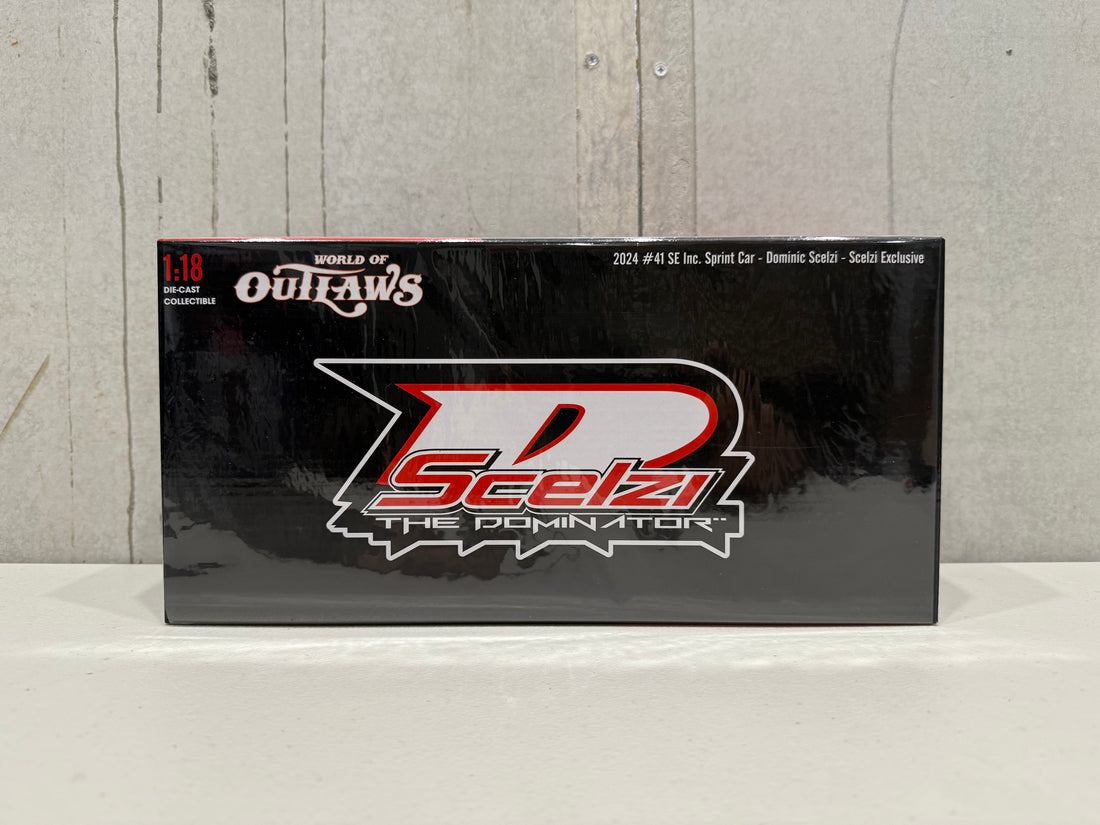 DOMINIC SCELZI - 2024 #41 SE INC. SPRINT CAR - TEAM EXCLUSIVE - 1:18 SCALE DIECAST MODEL - ACME