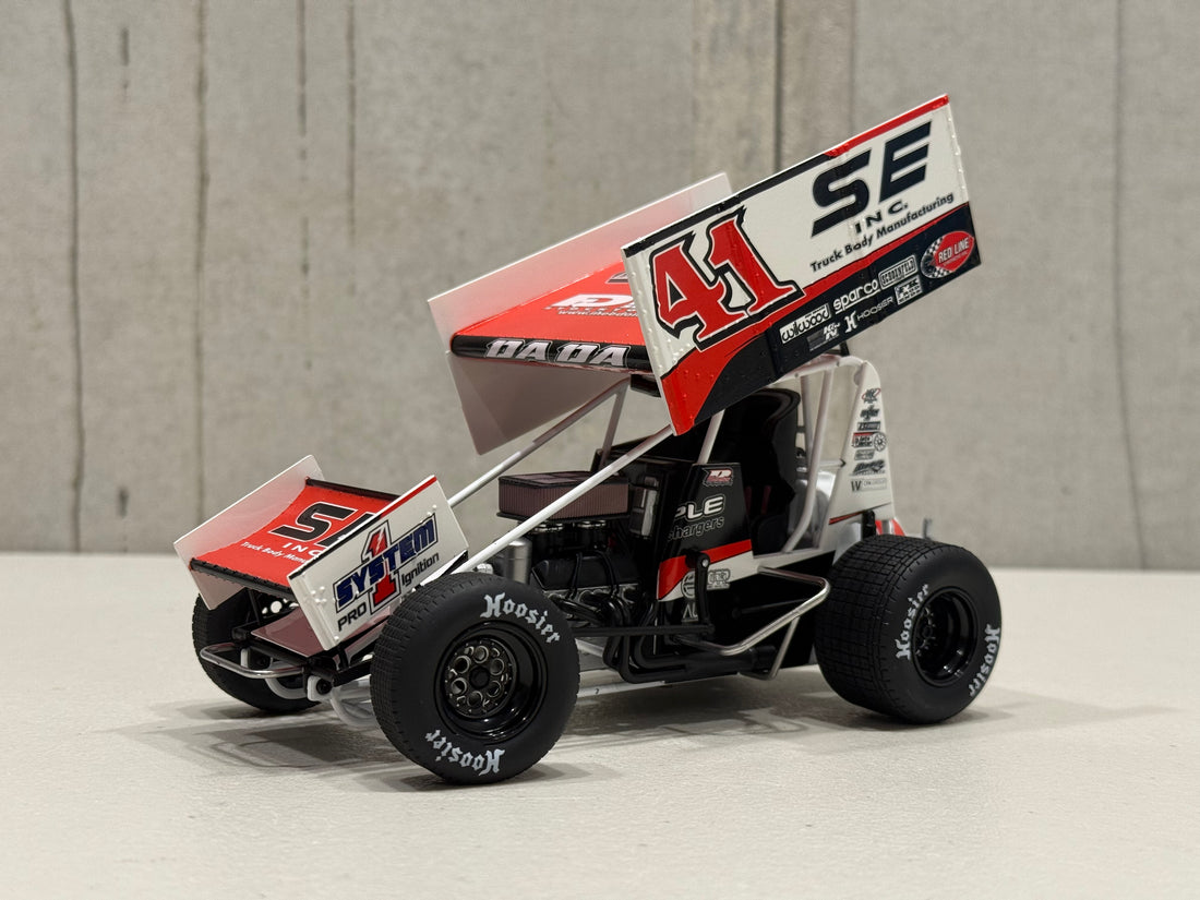 DOMINIC SCELZI - 2024 #41 SE INC. SPRINT CAR - TEAM EXCLUSIVE - 1:18 SCALE DIECAST MODEL - ACME