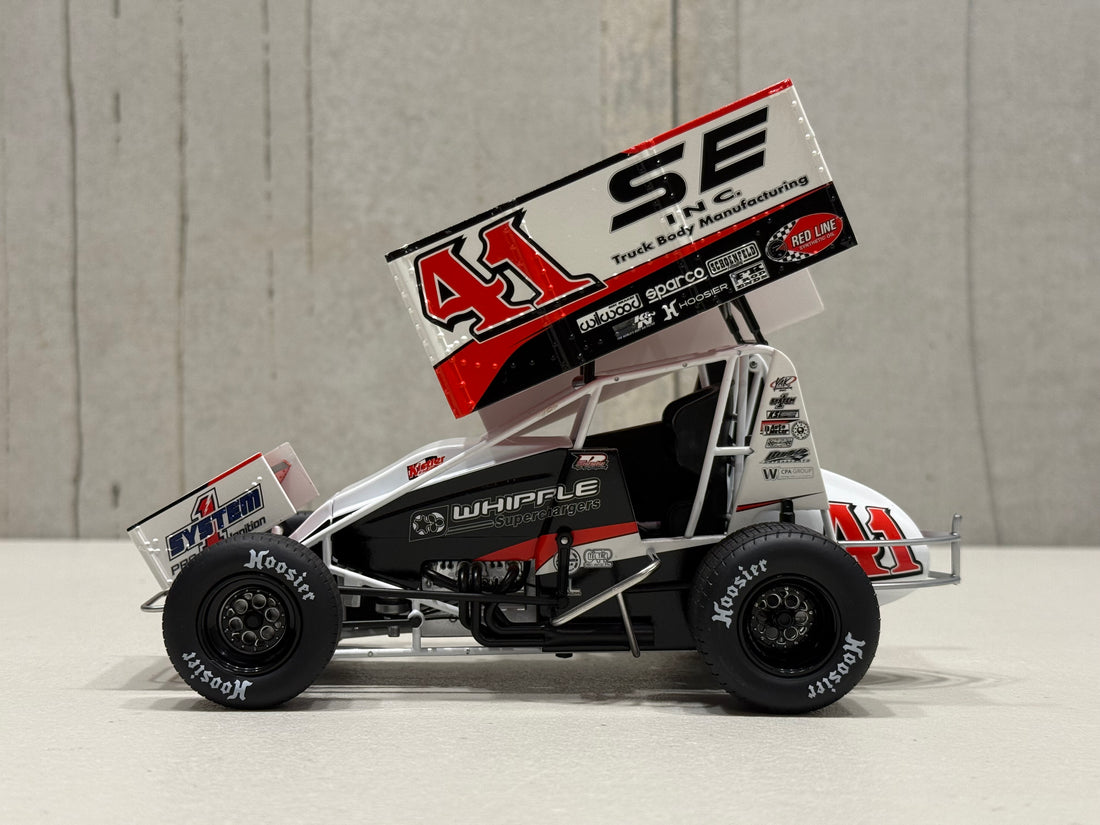 DOMINIC SCELZI - 2024 #41 SE INC. SPRINT CAR - TEAM EXCLUSIVE - 1:18 SCALE DIECAST MODEL - ACME