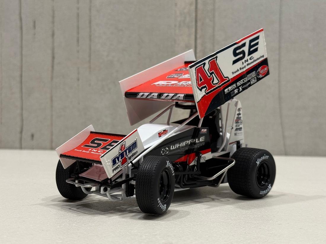 DOMINIC SCELZI - 2024 #41 SE INC. SPRINT CAR - TEAM EXCLUSIVE - 1:18 SCALE DIECAST MODEL - ACME