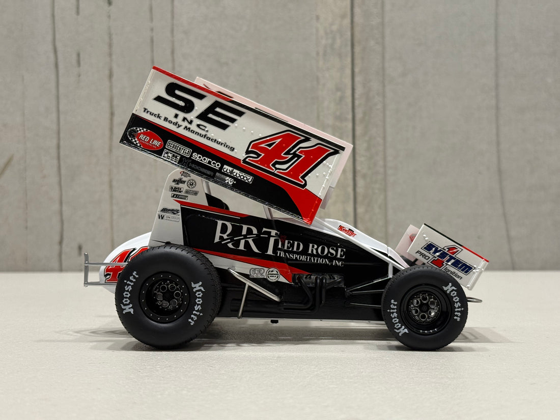 DOMINIC SCELZI - 2024 #41 SE INC. SPRINT CAR - TEAM EXCLUSIVE - 1:18 SCALE DIECAST MODEL - ACME