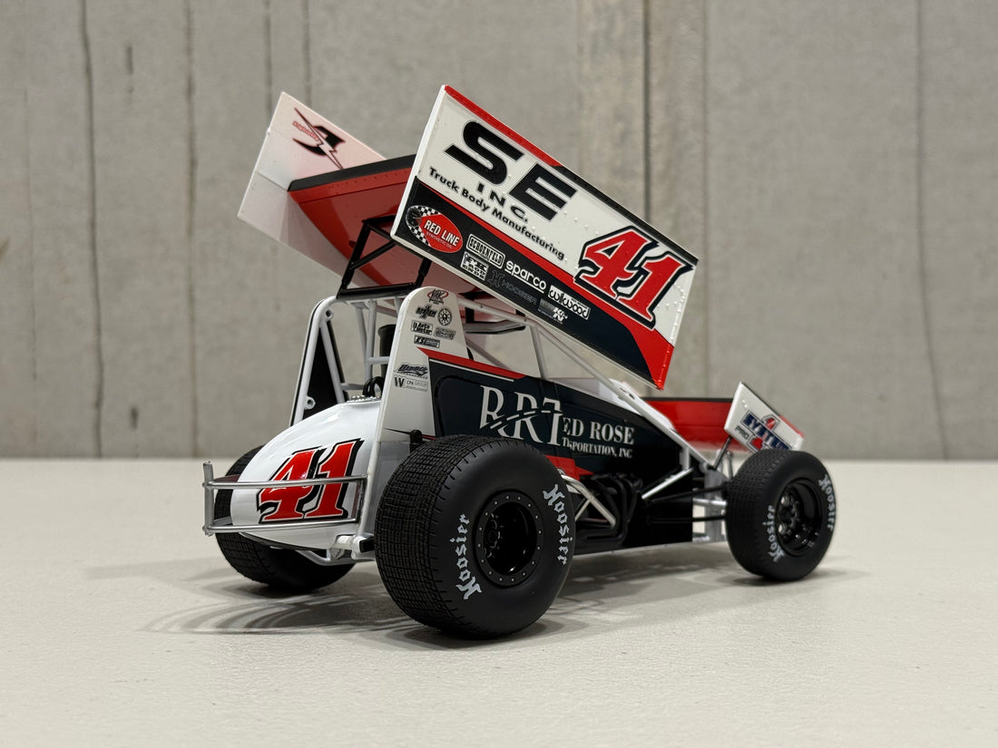 DOMINIC SCELZI - 2024 #41 SE INC. SPRINT CAR - TEAM EXCLUSIVE - 1:18 SCALE DIECAST MODEL - ACME