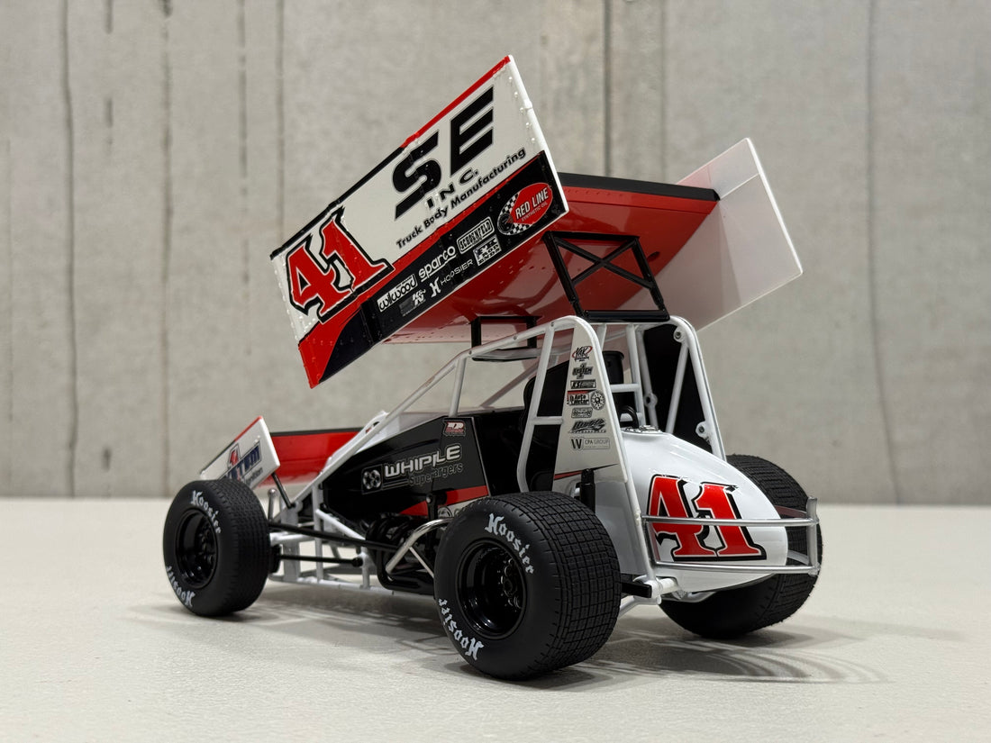 DOMINIC SCELZI - 2024 #41 SE INC. SPRINT CAR - TEAM EXCLUSIVE - 1:18 SCALE DIECAST MODEL - ACME