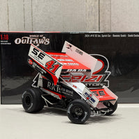 DOMINIC SCELZI - 2024 #41 SE INC. SPRINT CAR - TEAM EXCLUSIVE - 1:18 SCALE DIECAST MODEL - ACME