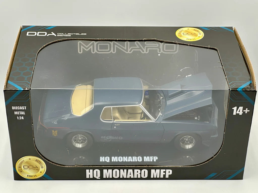 MFP MAD MAX - HOLDEN MONARO HQ 350 PURSUIT NIGHTRIDER - 1:24 SCALE DIECAST MODEL