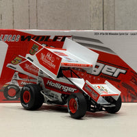 LUCAS WOLFE - 2024 #5w OLD MILWAUKEE SPRINT CAR - 1:18 SCALE DIECAST MODEL - ACME