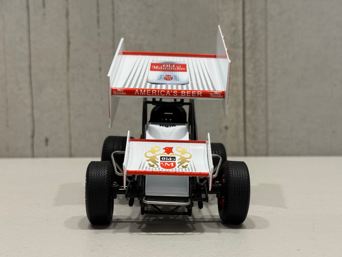 LUCAS WOLFE - 2024 #5w OLD MILWAUKEE SPRINT CAR - 1:18 SCALE DIECAST MODEL - ACME